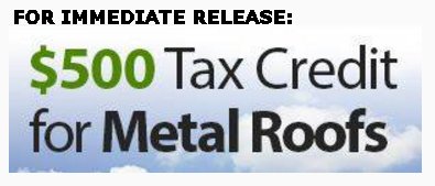 Metal Roof Tax Credit