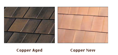 Copper Metal Roof - Aged and New