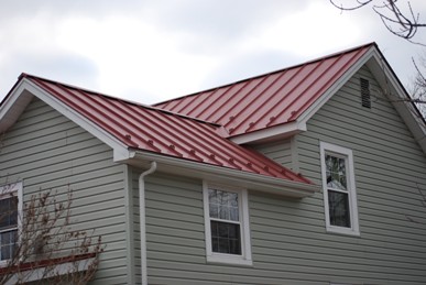 Virginia City completed metal roof job.