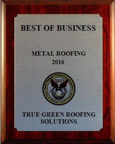 True Green Roofing Best of Business 2016