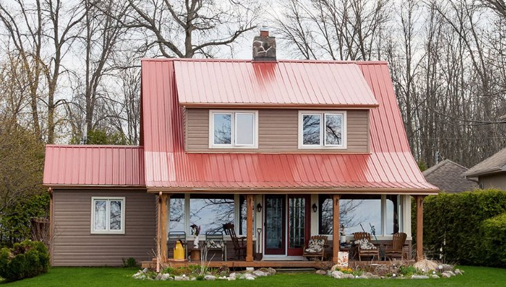 New Metal Roof Service Area by True Green Roofing Solutions