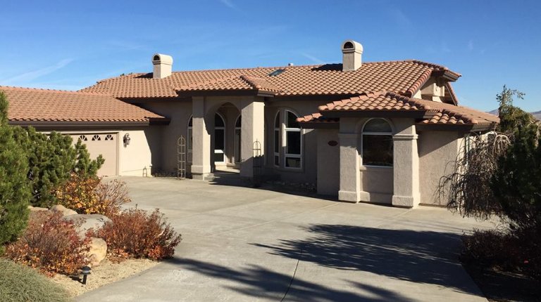 Washoe County NV Spanish Tile Metal Roof completed project