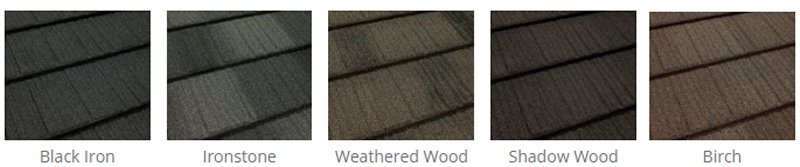 Coated Steel Shake Roof Colors