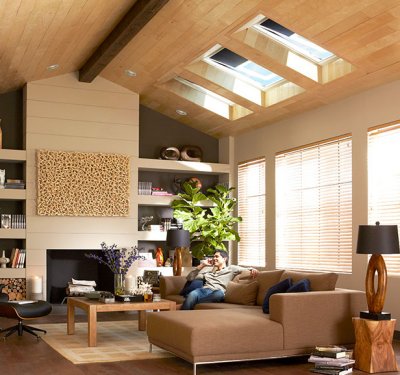 Living room Skylights